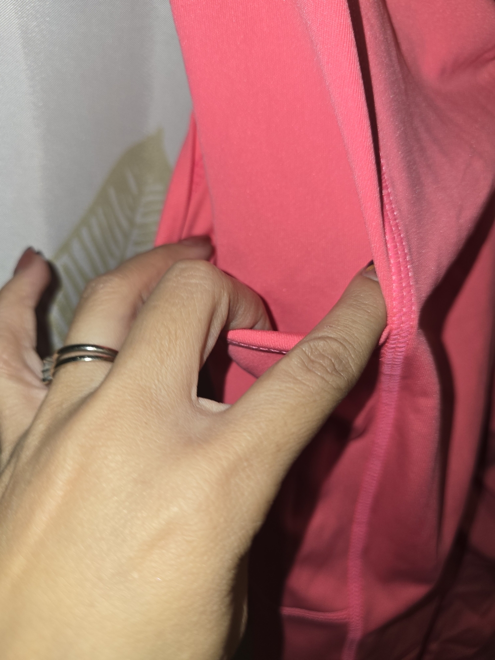 Women’s High-Waist Pink Active Leggings - Picture 4 of 8